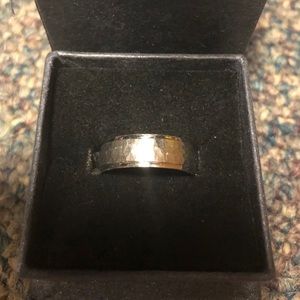 Wide Platinum Band